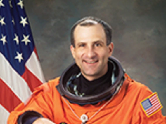 astrounaut, smiling